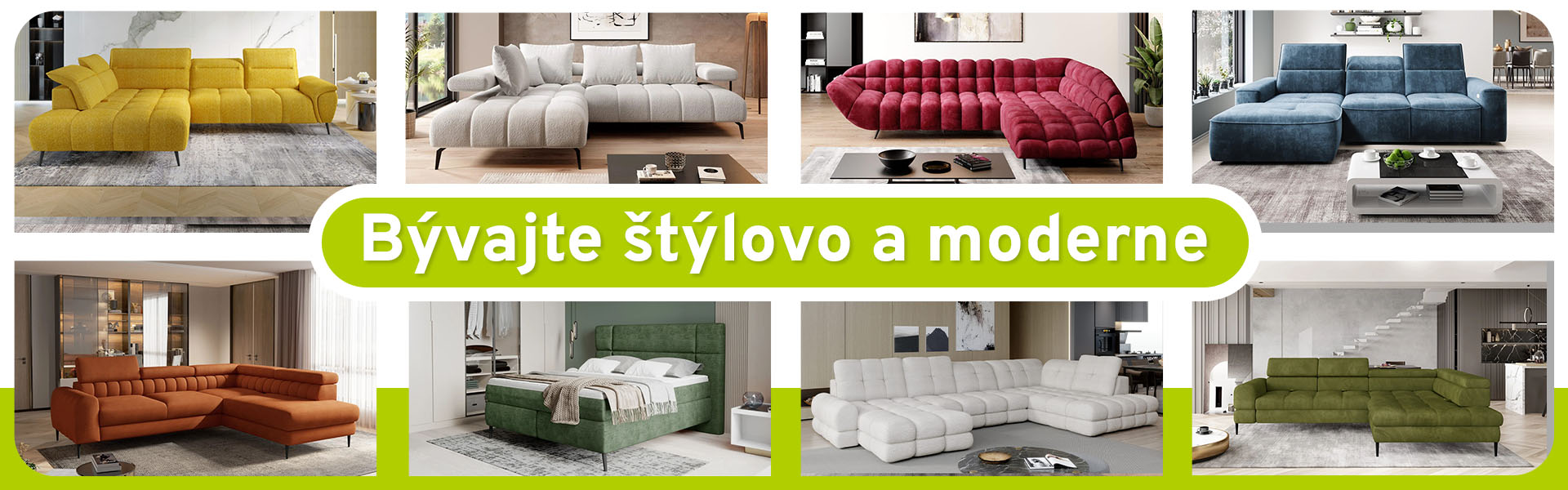 Rohové sedacie súpravy